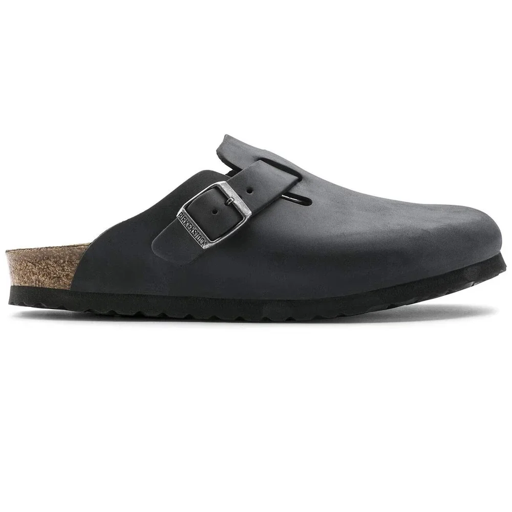 Birkenstock Boston Black Oiled Leather, EU 42 US L 11 / M 9